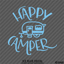 Happy Camper Camping Vinyl Decal - S4S Designs