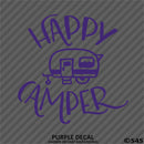 Happy Camper Camping Vinyl Decal - S4S Designs