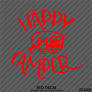 Happy Camper Camping Vinyl Decal - S4S Designs