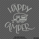 Happy Camper Camping Vinyl Decal - S4S Designs