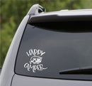 Happy Camper Camping Vinyl Decal - S4S Designs