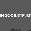 In God We Trust Religious Vinyl Decal