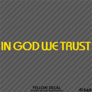 In God We Trust Religious Vinyl Decal