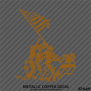 Iwo Jima American Flag and Soldiers Patriotic Vinyl Decal