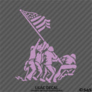 Iwo Jima American Flag and Soldiers Patriotic Vinyl Decal