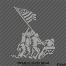 Iwo Jima American Flag and Soldiers Patriotic Vinyl Decal
