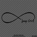Jeep Girl Forever Infinity Symbol Vinyl Decal - S4S Designs