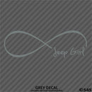 Jeep Girl Forever Infinity Symbol Vinyl Decal - S4S Designs