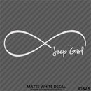 Jeep Girl Forever Infinity Symbol Vinyl Decal - S4S Designs