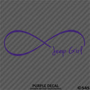 Jeep Girl Forever Infinity Symbol Vinyl Decal - S4S Designs