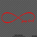 Jeep Girl Forever Infinity Symbol Vinyl Decal - S4S Designs