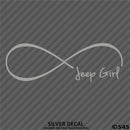 Jeep Girl Forever Infinity Symbol Vinyl Decal - S4S Designs