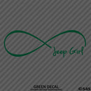 Jeep Girl Forever Infinity Symbol Vinyl Decal - S4S Designs
