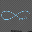 Jeep Girl Forever Infinity Symbol Vinyl Decal - S4S Designs