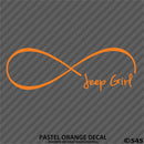 Jeep Girl Forever Infinity Symbol Vinyl Decal - S4S Designs