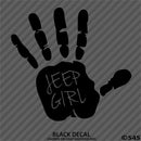Jeep Girl Hand Wave Vinyl Decal - S4S Designs