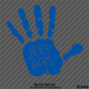 Jeep Girl Hand Wave Vinyl Decal - S4S Designs