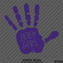 Jeep Girl Hand Wave Vinyl Decal - S4S Designs