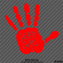 Jeep Girl Hand Wave Vinyl Decal - S4S Designs