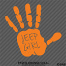 Jeep Girl Hand Wave Vinyl Decal - S4S Designs