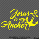 Jesus Is My Anchor Vinyl Decal