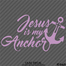 Jesus Is My Anchor Vinyl Decal