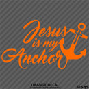 Jesus Is My Anchor Vinyl Decal