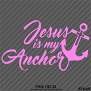 Jesus Is My Anchor Vinyl Decal