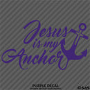 Jesus Is My Anchor Vinyl Decal