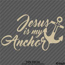Jesus Is My Anchor Vinyl Decal