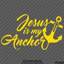 Jesus Is My Anchor Vinyl Decal
