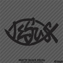 Jesus Fish God Vinyl Decal Version 2