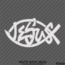 Jesus Fish God Vinyl Decal Version 2