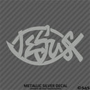 Jesus Fish God Vinyl Decal Version 2