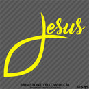 Jesus Fish God Vinyl Decal