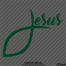 Jesus Fish God Vinyl Decal