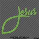 Jesus Fish God Vinyl Decal