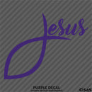 Jesus Fish God Vinyl Decal
