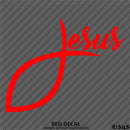 Jesus Fish God Vinyl Decal