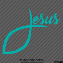 Jesus Fish God Vinyl Decal