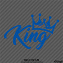 King JDM Style Crown Vinyl Decal