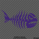 Mean Fish Skeleton Bones Vinyl Decal