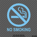 Business Decal: No Smoking Vinyl Decal - S4S Designs