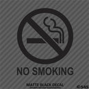 Business Decal: No Smoking Vinyl Decal - S4S Designs