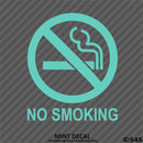 Business Decal: No Smoking Vinyl Decal - S4S Designs