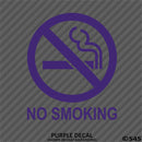Business Decal: No Smoking Vinyl Decal - S4S Designs