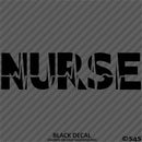 Nurse Heartbeat Health Care Front Line Vinyl Decal