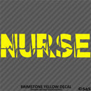 Nurse Heartbeat Health Care Front Line Vinyl Decal