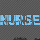 Nurse Heartbeat Health Care Front Line Vinyl Decal