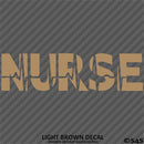 Nurse Heartbeat Health Care Front Line Vinyl Decal